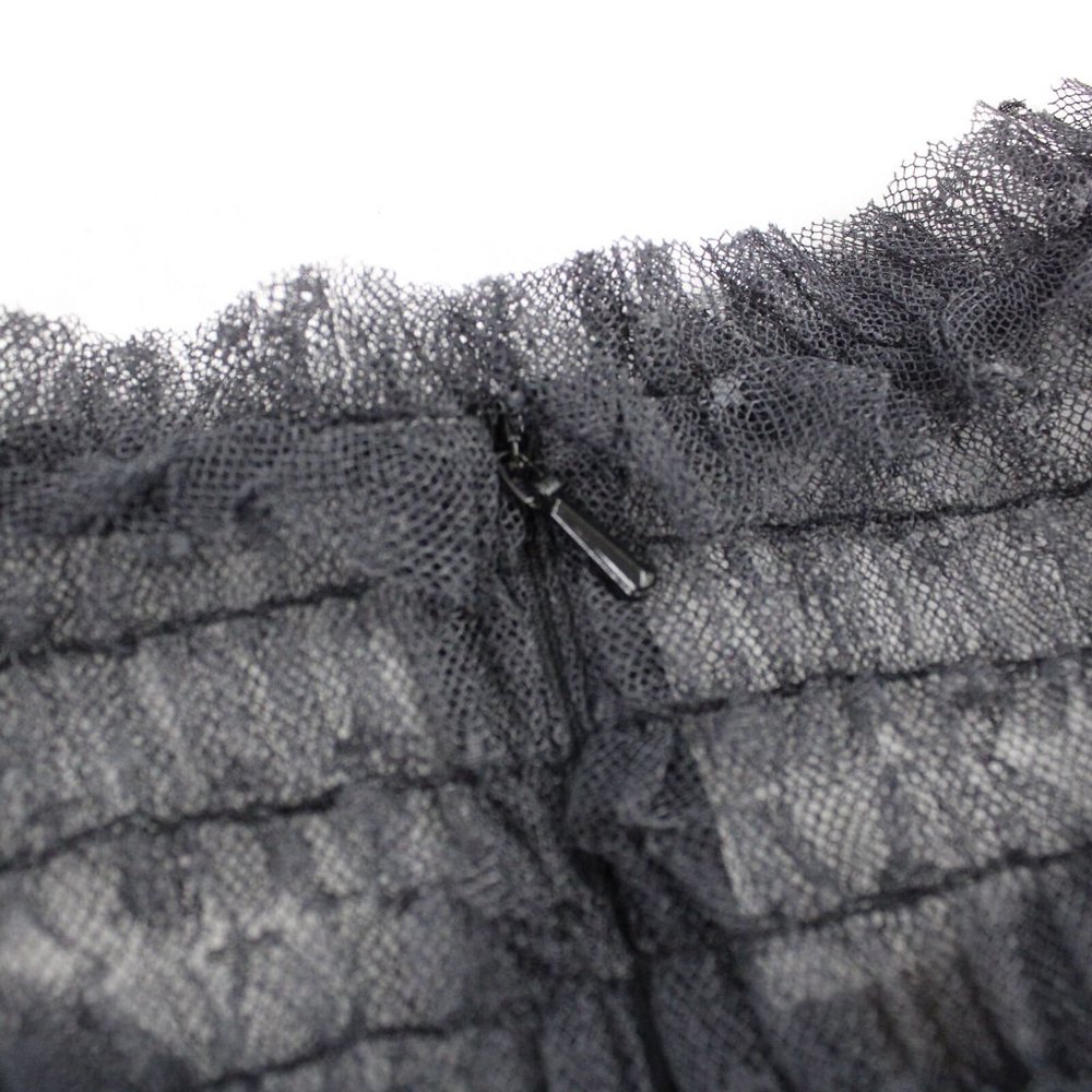 Needle & Thread Black Ruffle Mini Dress - Picture 10 of 12